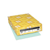 Astrobrights Color Cardstock, 65 lb Cover Weight, 8.5 x 11, Merry Mint, 250/Pack