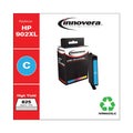 Innovera Remanufactured Cyan High-Yield Ink, Replacement for 902XL (T6M02AN), 825 Page-Yield