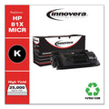 Innovera Remanufactured Black High-Yield MICR Toner, Replacement for 81XM (CF281XM), 25,000 Page-Yield