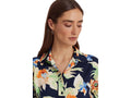 Lauren Ralph Lauren Petites Womens Collar Printed Button-Down Top, Size PXS by Vanessa Jane