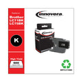 Innovera Remanufactured Black High-Yield Ink, Replacement for LC75BK, 600 Page-Yield