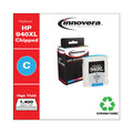 Innovera Remanufactured Cyan High-Yield Ink, Replacement for 940XL (C4907AN), 1,400 Page-Yield