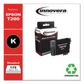 Innovera Remanufactured Black Ink, Replacement for T200 (T200120), 175 Page-Yield