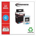 Innovera Remanufactured Cyan High-Yield Ink, Replacement for 88XL (C9391AN), 1,700 Page-Yield
