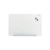 Universal Frameless Magnetic Glass Marker Board, 36" x 24", White