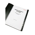 Universal Weekly Planner, 11 x 8, Black Cover, 14-Month, Dec 2022 through Jan 2024