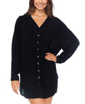 Raisins Juniors Belize Beach Shirtdress Cover-up Swimsuit, Size XL by Vanessa Jane