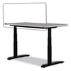 Safco 7517 Series Wellness Panel, 59.5 x 2.5 x 23.5, Acrylic, Clear