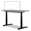 Safco 7516 Series Wellness Panel, 47.5 x 2.5 x 23.5, Acrylic, Clear
