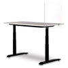 Safco 7515 Series Wellness Panel, 23.5 x 2.5 x 23.5, Acrylic, Clear