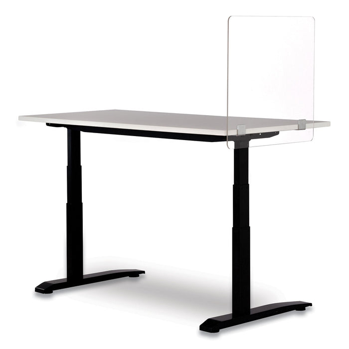 Safco 7515 Series Wellness Panel, 23.5 x 2.5 x 23.5, Acrylic, Clear
