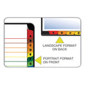 Cardinal OneStep Printable Table of Contents and Dividers, 26-Tab, A to Z, 11 x 8.5, White, Assorted Tabs, 1 Set