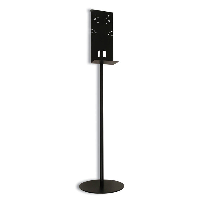 Vulcan Hand Sanitizer Stand, 12" dia x 48" h, Black