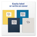Avery Two-Pocket Folder, 40-Sheet Capacity, 11 x 8.5, Yellow, 25/Box