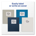 Avery Two-Pocket Folder, 40-Sheet Capacity, 11 x 8.5, Gray, 25/Box