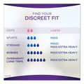 Always Discreet Incontinence Liners, Very Light Absorbency, Long, 44/Pack
