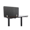 Lumeah Desk Screen Cubicle Panel and Office Partition Privacy Screen, 47 x 1 x 23.5, Polyester, Ash