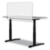 Safco 7516 Series Wellness Panel, 47.5 x 2.5 x 23.5, Acrylic, Frosted
