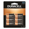 Duracell Specialty High-Power Lithium Batteries, 123, 3 V, 6/Pack