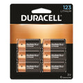 Duracell Specialty High-Power Lithium Batteries, 123, 3 V, 6/Pack