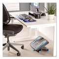 Fellowes Energizer Foot Support, 17.88w x 13.25d x 4 to 6.5h, Charcoal/Blue/Gray
