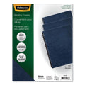 Fellowes Expressions Classic Grain Texture Presentation Covers for Binding Systems, Navy, 11.25 x 8.75, Unpunched, 200/Pack