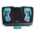Fellowes Energizer Foot Support, 17.88w x 13.25d x 4 to 6.5h, Charcoal/Blue/Gray