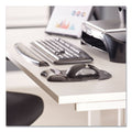 Fellowes Gel Crystals Mouse Pad with Wrist Rest, 7.87 x 9.18, Black