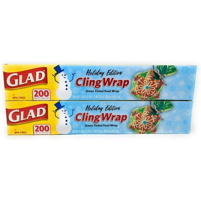 Glad Clingwrap Clear Plastic Food Wrap, 200 Square Foot Roll by Pasteur Pharmacy
