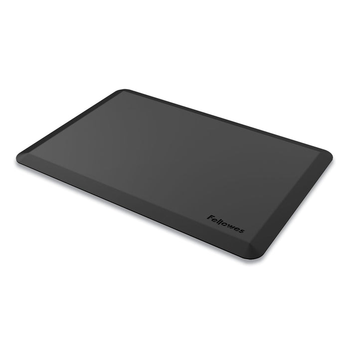 Fellowes Anti-Fatigue Wellness Mat, Rectangular; Beveled Edges, 36 x 24, Black