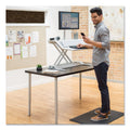 Fellowes Anti-Fatigue Wellness Mat, Rectangular; Beveled Edges, 36 x 24, Black