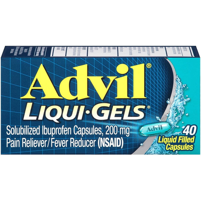 Advil Liqui-Gels Pain And Fever Relief Liquid Capsules 200 Mg Ibuprofen by Pasteur Pharmacy