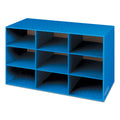 Bankers Box Classroom Literature Sorter, 9 Compartments, 28.25 x 13 x 16, Blue