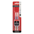 uniball Refill for Gel 207 IMPACT RT Roller Ball Pens, Bold Conical Tip, Blue Ink, 2/Pack