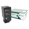 Lexmark 74C00CG Return Program Toner, 3,000 Page-Yield, Cyan