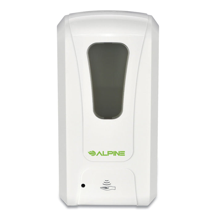 Alpine Liquid Hand Sanitizer/Soap Dispenser, 1,000 mL, 6 x 4.48 x 11.1, White