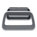 Fellowes I-Spire Series Monitor Lift, 20" x 8.88" x 4.88", White/Gray, Supports 25 lbs