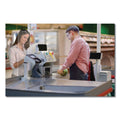 deflecto Mounting Safety Barrier with Full Shield, 23.75" x 31.75", Acrylic, Clear, 2/Carton