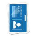 Fellowes Laminating Pouches, 7 mil, 3.88" x 2.63", Gloss Clear, 100/Pack