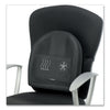 Fellowes Heat and Soothe Back Support, 14.5 x 3 x 13.63, Black