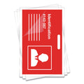 Fellowes Laminating Pouches, 5 mil, 3.88" x 2.63", Gloss Clear, 25/Pack