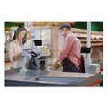 deflecto Mounting Safety Barrier with Pass Thru, 31.5" x 38", Polycarbonate, Clear, 2/Carton
