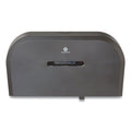 Georgia Pacific Jumbo Jr. Bathroom Tissue Dispenser, Double Roll, 22.1 x 4.8 x 12.1, Black