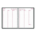 Brownline DuraFlex Weekly Planner, 11 x 8.5, Black Cover, 12-Month (Jan to Dec): 2023