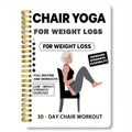 30-Day Chair Yoga Notebook | 15-Min Daily Workouts & Guide by DailySale