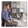 Fellowes Smart Suites Laptop Riser with USB, 13.13" x 10.63" x 7.5", Black/Clear