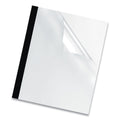 Fellowes Thermal Binding System Presentation Covers, Clear, 61 to 90 Sheet Capacity, 11 x 8.5, Unpunched, 10/Pack