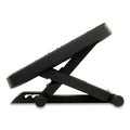 Fellowes Ultimate Foot Support, HPS, 17.75w x 13.25d x 4 to 6.5h, Black/Gray