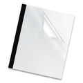 Fellowes Thermal Binding System Presentation Covers, Clear, 181 to 240 Sheet Capacity, 11 x 8.5, Unpunched, 10/Pack