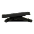 Fellowes Ultimate Foot Support, HPS, 17.75w x 13.25d x 4 to 6.5h, Black/Gray